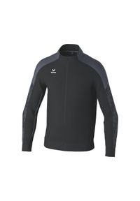 ERIMA - Kurtka z dresu Erima Evo Star. Kolor: czarny, szary, wielokolorowy. Materiał: dresówka. Długość rękawa: raglanowy rękaw. Sport: piłka ręczna, fitness #1