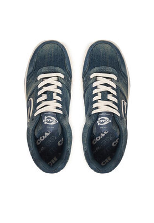 Coach Sneakersy Soho CDE24 Niebieski. Kolor: niebieski. Materiał: materiał