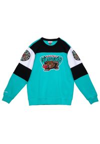 Mitchell & Ness - Bluza okrągły dekolt Memphis Grizzlies. Kolor: niebieski. Sport: koszykówka