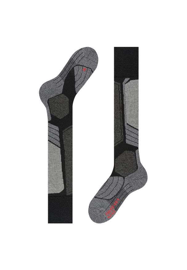 Podkolanówki Falke SK1 (x2). Kolor: czarny. Sport: narciarstwo