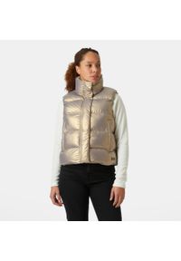 Damska kurtka bez rękawów Helly Hansen Jade. Kolor: brązowy. Materiał: puch. Długość rękawa: bez rękawów. Sezon: zima
