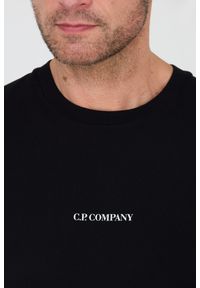 C.P. Company - C.P. COMPANY Czarny męski t-shirt Short Sleeve, Rozmiar M. Kolor: czarny. Materiał: bawełna #3