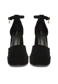 DeeZee Czółenka LW85478-6a Czarny. Kolor: czarny. Materiał: materiał #3