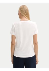 Tom Tailor T-Shirt 1045543 Biały Regular Fit. Kolor: biały. Materiał: bawełna