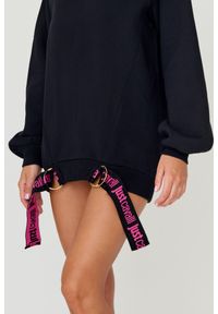 Just Cavalli - JUST CAVALLI Czarna damska bluza R LOGO CRYSTAL, Rozmiar XS. Kolor: czarny. Długość: długie #5