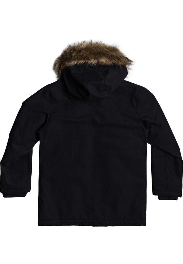 Kurtka zimowa dla dzieci Quiksilver Storm Drop. Kolor: czarny. Materiał: puch. Sezon: zima. Styl: sportowy