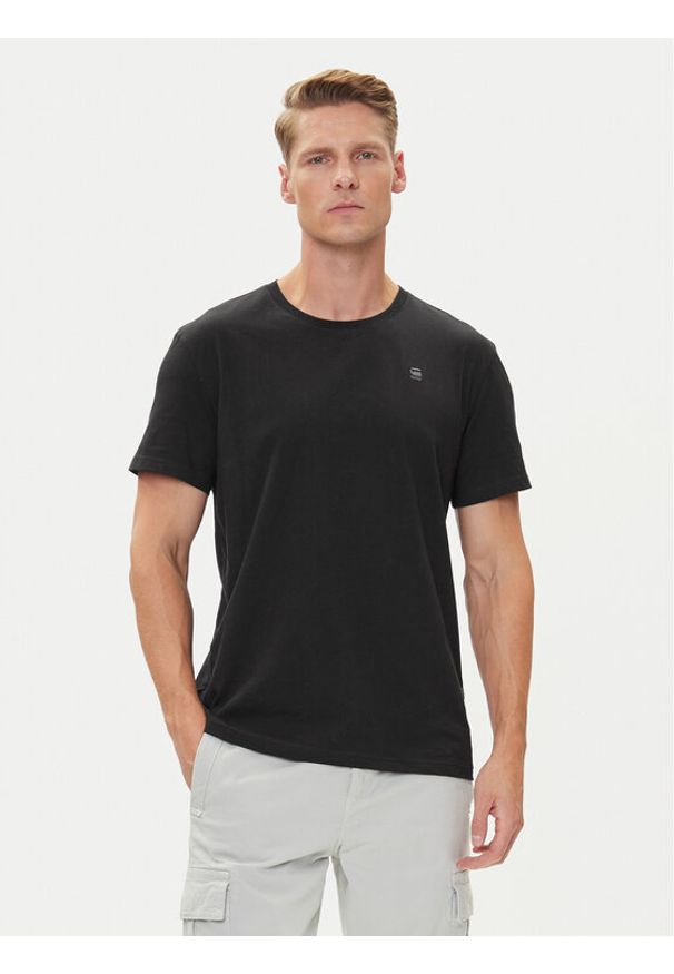 G-Star RAW - G-Star Raw T-Shirt Base-S D16411-336-6484 Czarny Regular Fit. Kolor: czarny. Materiał: bawełna