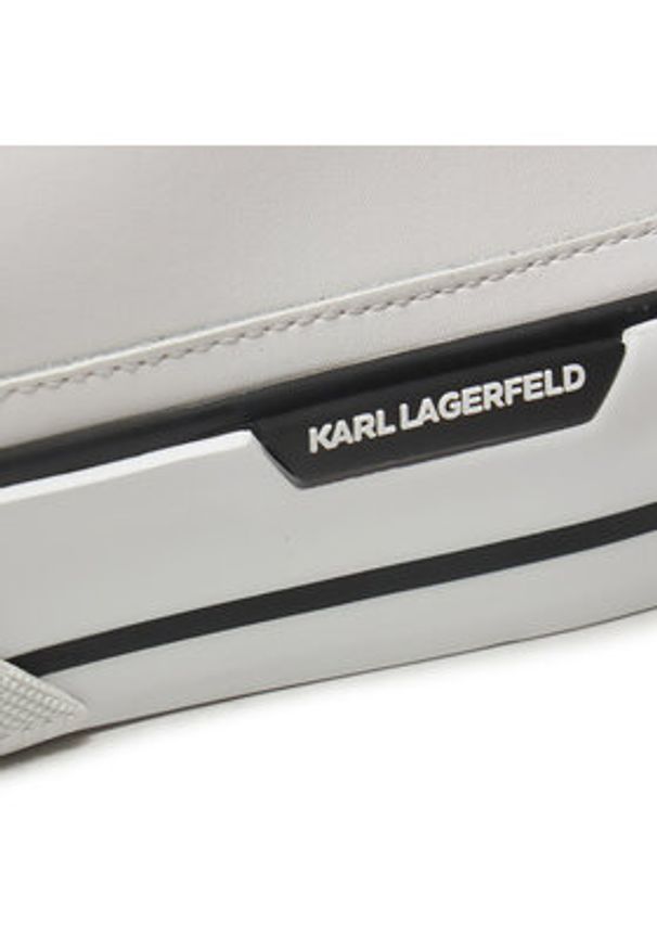 Karl Lagerfeld - KARL LAGERFELD Trampki KL50450 Biały. Kolor: biały. Materiał: skóra