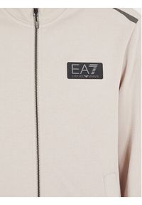 EA7 Emporio Armani Bluza 6RPM83 PJARZ 1716 Beżowy Regular Fit. Kolor: beżowy. Materiał: syntetyk, bawełna #4