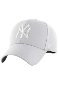 47 Brand New York Yankees MVP Cap, Czapka z daszkiem dla dorosłych. Kolor: szary. Materiał: akryl, wełna