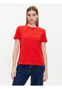 Calvin Klein Jeans T-Shirt J20J223226 Czerwony Regular Fit. Kolor: czerwony. Materiał: bawełna #1
