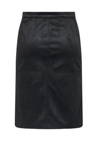 only - ONLY Spódnica z imitacji skóry Loline 15357433 Czarny Regular Fit. Kolor: czarny. Materiał: skóra