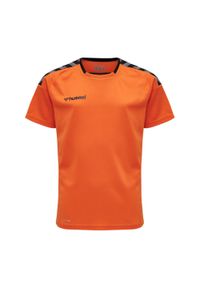 Jersey Hummel enfant hmlAUTHENTIC Poly HML. Kolor: pomarańczowy, wielokolorowy, czarny. Materiał: jersey. Sport: fitness #1