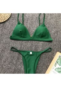 Intica - Bikini minimalistyczne plażowe z wysokiej jakości materiałów Jolene. Kolor: czerwony. Materiał: materiał #2