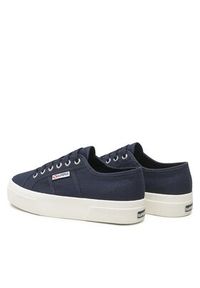 Superga Tenisówki 2740 Platform S21384W Granatowy. Kolor: niebieski. Materiał: materiał. Obcas: na platformie