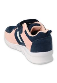 Befado obuwie młodzieżowe 516Q128 granatowe różowe. Okazja: na spacer, na uczelnię, na co dzień. Kolor: niebieski, różowy, wielokolorowy. Sport: turystyka piesza #5
