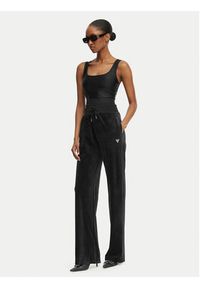 Guess Spodnie dresowe V3BB26 K0232 Czarny Regular Fit. Kolor: czarny. Materiał: syntetyk #4
