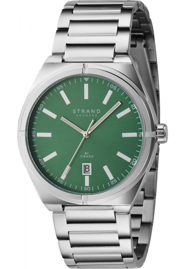 Zegarek męski Strand S754GDCESC srebrny. Kolor: srebrny
