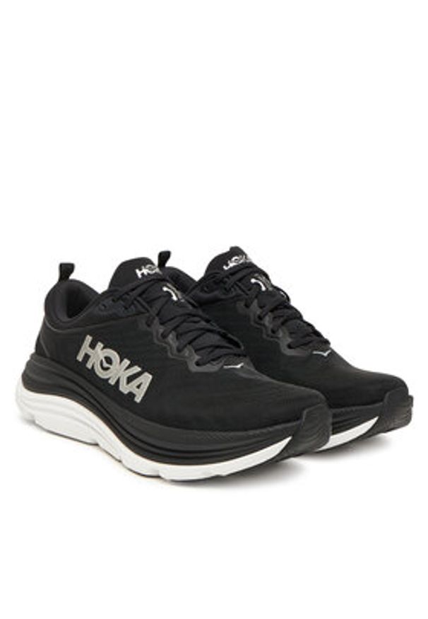 HOKA - Hoka Buty do biegania Gaviota 5 Wide 1134234 Czarny. Kolor: czarny. Materiał: materiał
