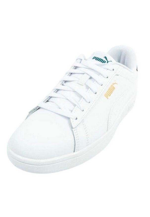 Puma - Skórzane Buty Treningowe Dla Dorosłych Unisex Smash 3.0. Kolor: biały. Materiał: skóra. Sport: turystyka piesza