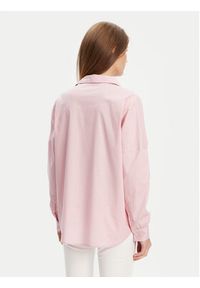 United Colors of Benetton - United Colors Of Benetton Koszula 54KXDQ0B2 Różowy Oversize. Kolor: różowy. Materiał: bawełna #3