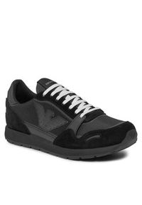 Emporio Armani Sneakersy X4X537 XN730 00002 Czarny. Kolor: czarny. Materiał: materiał #7