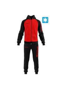 Givova Tuta Super King Felpa dres męski 2XL. Kolor: czerwony, czarny, wielokolorowy. Materiał: dresówka. Sport: fitness