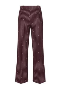 Hugo - HUGO Spodnie materiałowe Haviri 50554419 Bordowy Relaxed Fit. Kolor: czerwony. Materiał: syntetyk #3