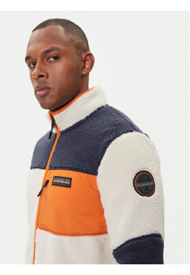 Napapijri Polar Yupik NP0A4GNT Beżowy Regular Fit. Kolor: beżowy. Materiał: syntetyk