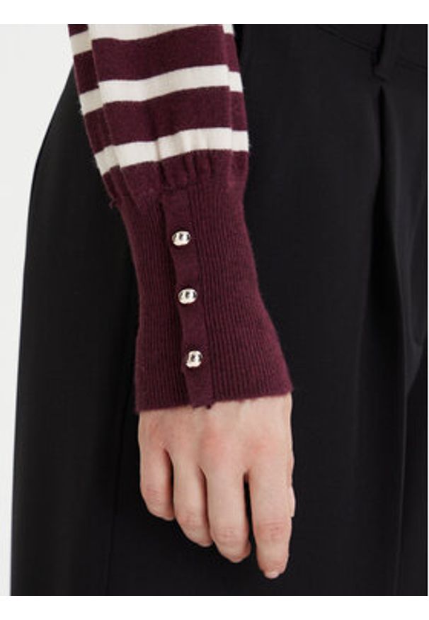 Vero Moda Sweter Happy 10336333 Fioletowy Regular Fit. Kolor: fioletowy. Materiał: wiskoza