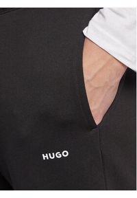 Hugo Spodnie dresowe 50475992 Czarny Regular Fit. Kolor: czarny. Materiał: dresówka #6
