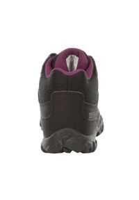 Regatta - Damskie Buty Wodoodporne Edgepoint Mid. Kolor: czarny, fioletowy, wielokolorowy. Styl: sportowy