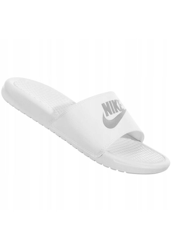 Klapki Męskie Sportowe Nike Benassi Jdi. Kolor: biały. Sezon: lato. Sport: pływanie