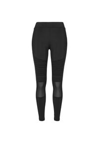 Urban Classics - Legginsy damskie urban classic mesh biker. Kolor: czarny. Materiał: mesh #1