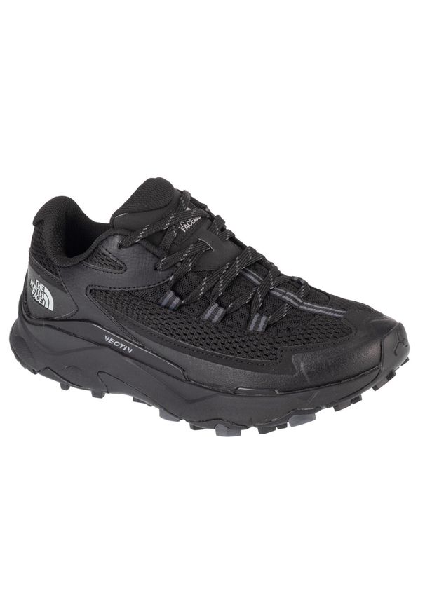 Buty sportowe Sneakersy damskie, The North Face Vectic Taraval. Kolor: czarny. Materiał: guma, materiał, tkanina, syntetyk. Sport: turystyka piesza