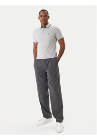 Jack & Jones Polo Paulos 12136668 Szary Slim Fit. Typ kołnierza: polo. Kolor: szary. Materiał: bawełna #5