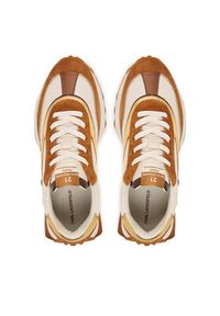 Karl Lagerfeld - KARL LAGERFELD Sneakersy Zone KL62930N Brązowy. Kolor: brązowy. Materiał: skóra, zamsz #3