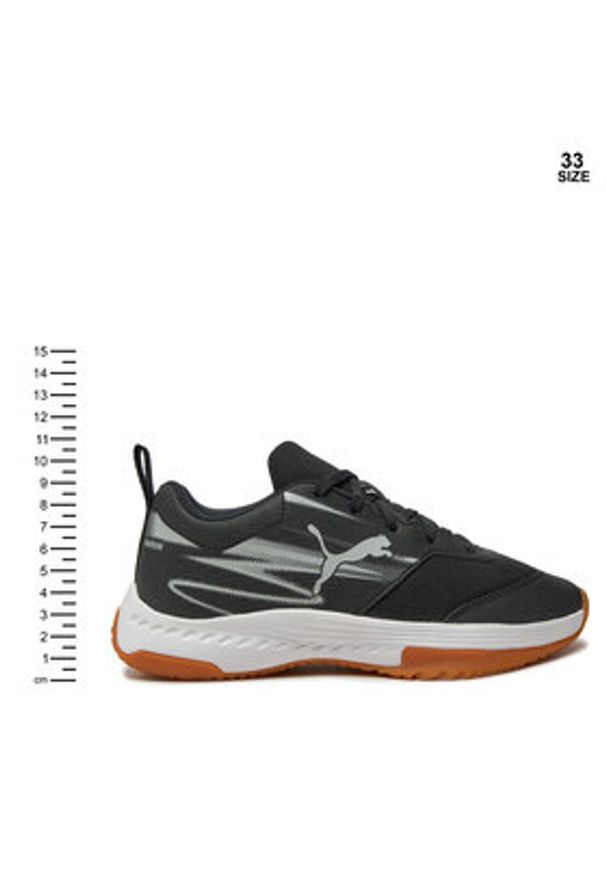 Puma Buty halowe Varion II Jr 108105 01 Czarny. Kolor: czarny. Materiał: materiał