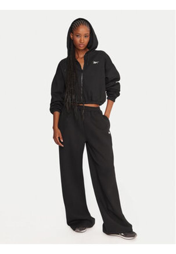 Reebok Bluza Reebok X Ewa Chodakowska Eleni RK25307CCW Czarny Relaxed Fit. Kolor: czarny. Materiał: syntetyk