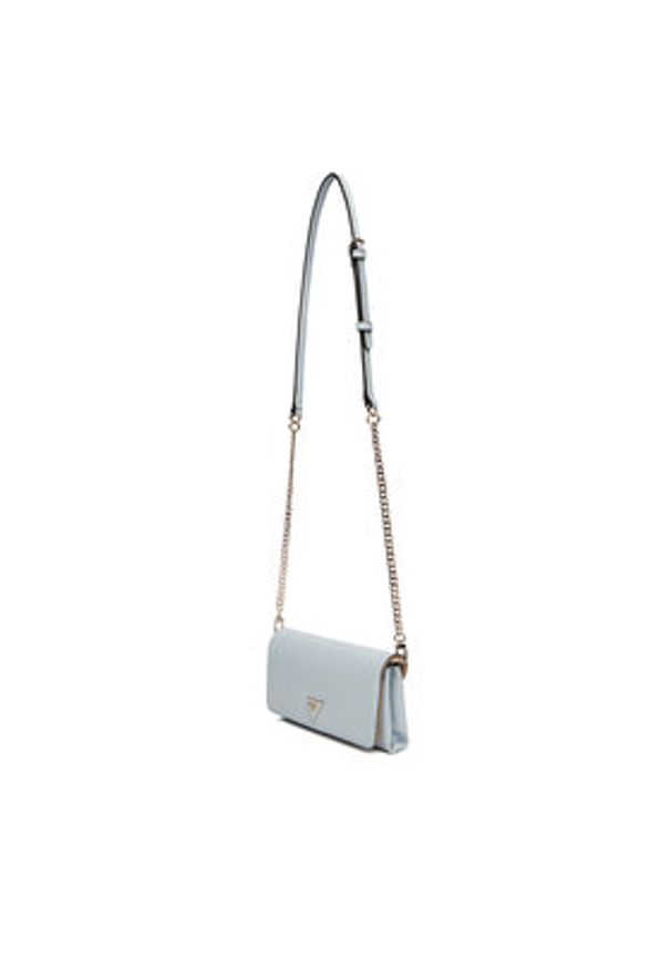 Guess Torebka Noelle II Mini HWZG96 72750 Błękitny. Kolor: niebieski. Materiał: skórzane