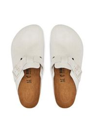 Birkenstock Klapki Boston 1024731 Biały. Kolor: biały. Materiał: skóra #4