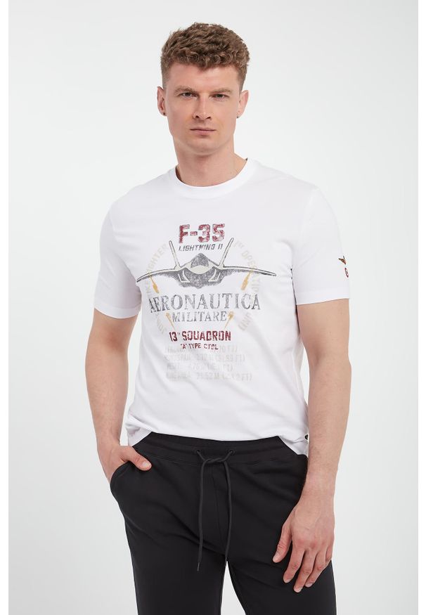 Aeronautica Militare - T-shirt męski z grafiką AERONAUTICA MILITARE