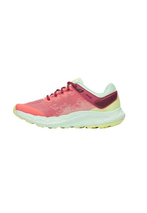 Buty do biegania damskie Merrell Antora 4. Zapięcie: sznurówki. Kolor: różowy. Materiał: materiał, syntetyk, tkanina. Szerokość cholewki: normalna
