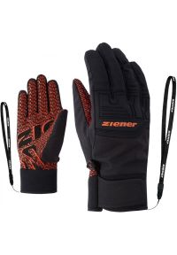 Ziener - Rękawice narciarskie męskie Garim As(R). Kolor: czerwony, wielokolorowy, czarny. Sezon: zima. Sport: narciarstwo #1