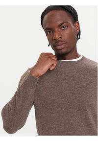 United Colors of Benetton - United Colors Of Benetton Sweter 1002U1G34 Szary Regular Fit. Kolor: szary. Materiał: wełna #5