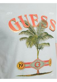 Guess T-Shirt M3YI61 K9RM1 Zielony Slim Fit. Kolor: zielony. Materiał: bawełna