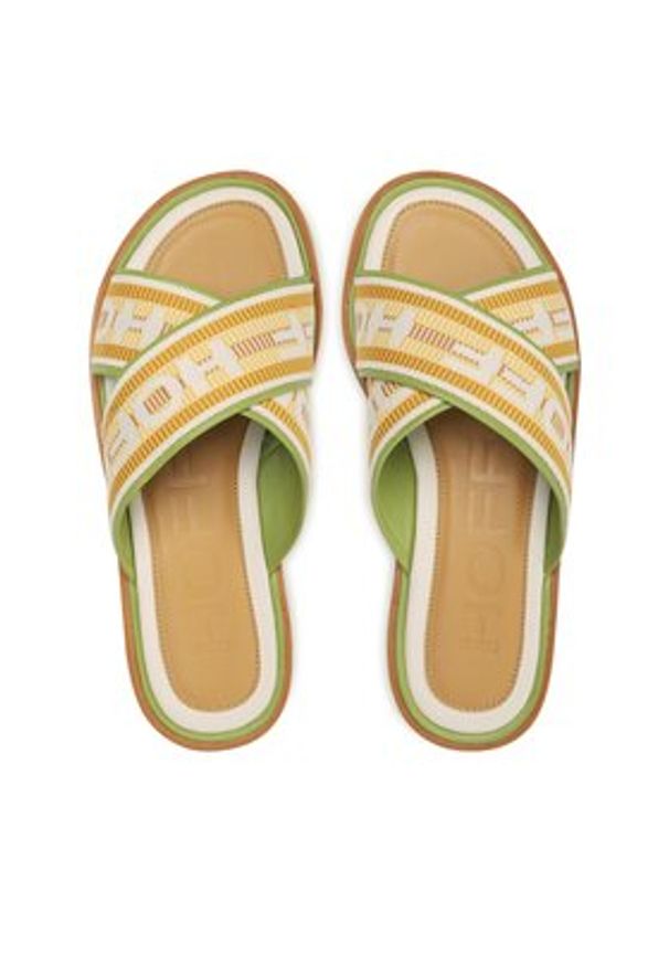 HOFF Klapki Market 12322002 Żółty. Kolor: żółty. Materiał: materiał