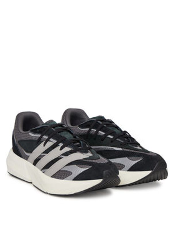 Adidas - adidas Sneakersy Lightblaze JH6943 Czarny. Kolor: czarny. Materiał: materiał