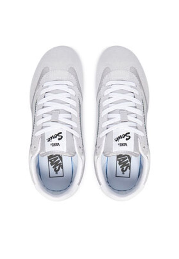 Vans Sneakersy Super Lowpro VN000D83EZO1 Szary. Kolor: szary. Materiał: skóra, zamsz