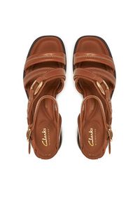 Clarks Sandały Morwyn Strap 26181244 Brązowy. Kolor: brązowy. Materiał: skóra #6